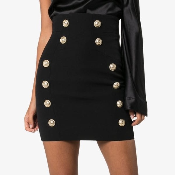 Balmain Dresses & Skirts - ❌SOLD❌ BALMAIN Button Detail Pencil Mini Skirt